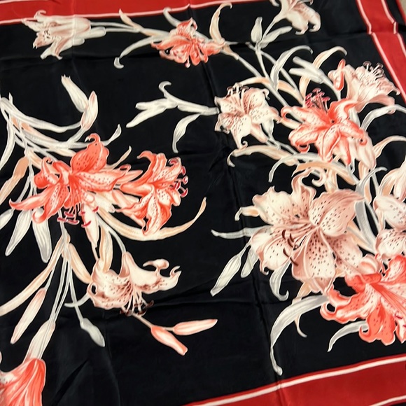 Nina Ricci silk scarf floral